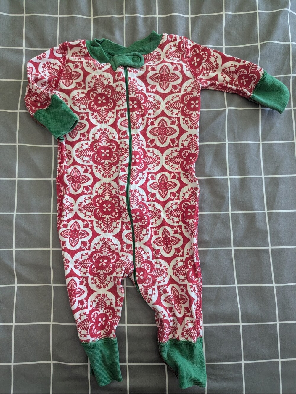 Hanna Scandinavian fair isle pattern sleeper